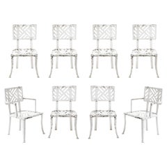 Set of Modernist Garden Side Chairs, USA, 1940's