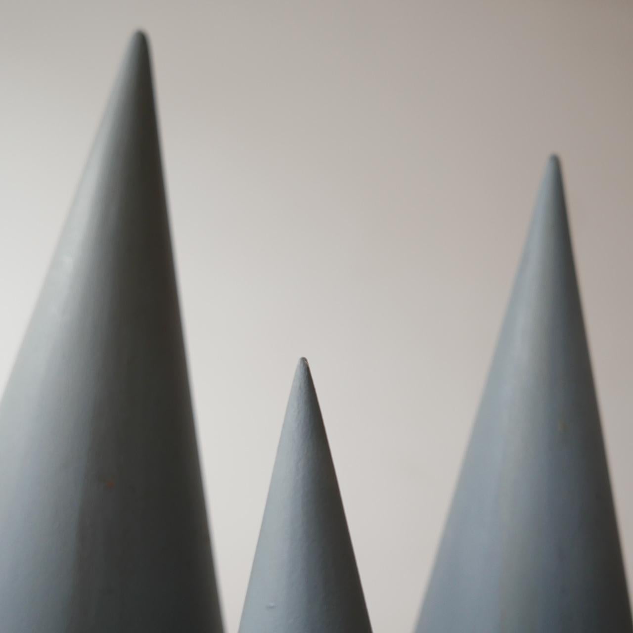 Dutch Set of Modernist Geometric Artist Sculptures