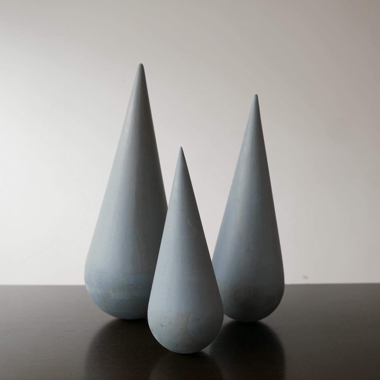 20th Century Set of Modernist Geometric Artist Sculptures