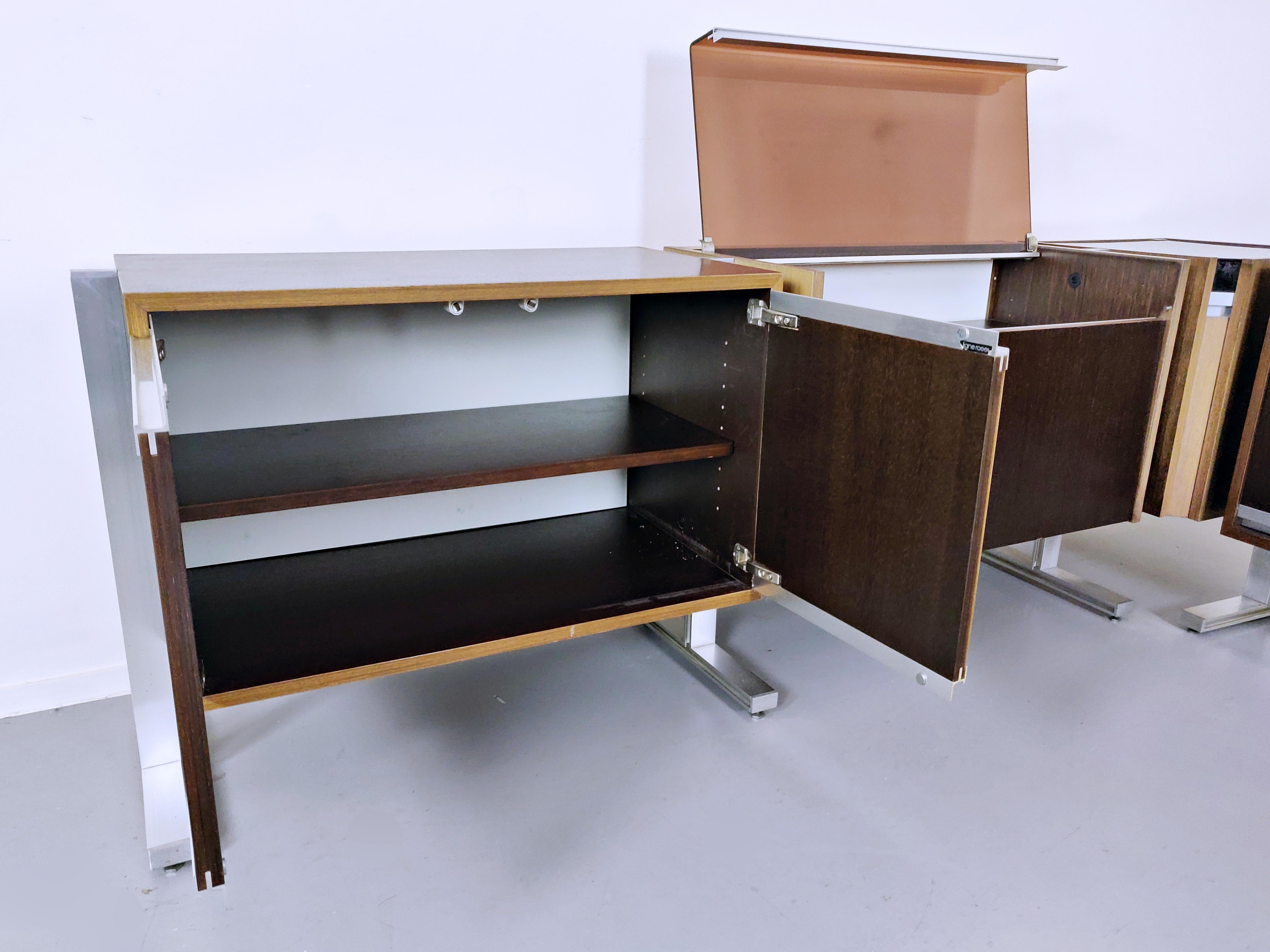 Set Of Modular Sideboard By Michel Ducaroy, Ligne Roset, 1970s For Sale 7