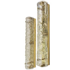 Set of Molded Glass Sconces, Sold per pair