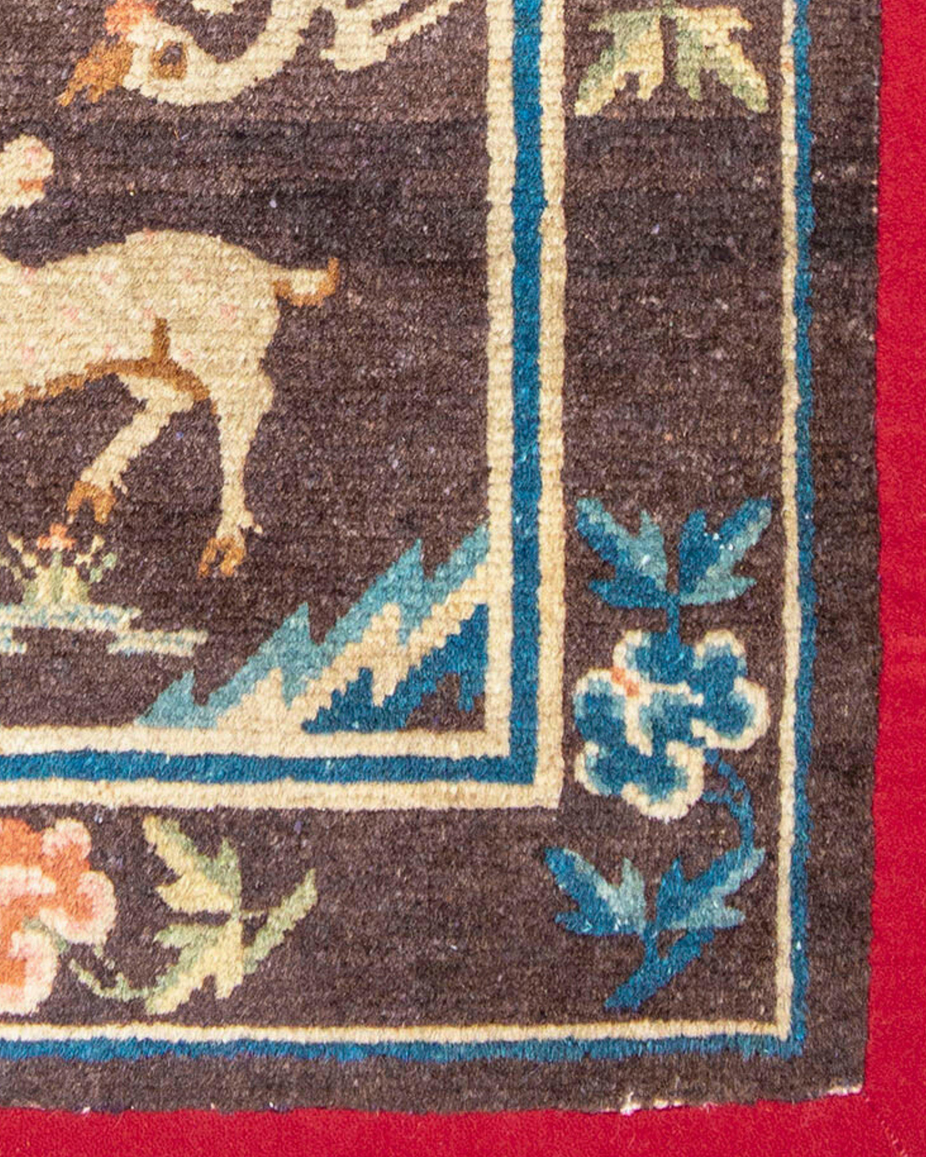 Set of Mongolian Saddle Rugs, Late 19th Century For Sale 1