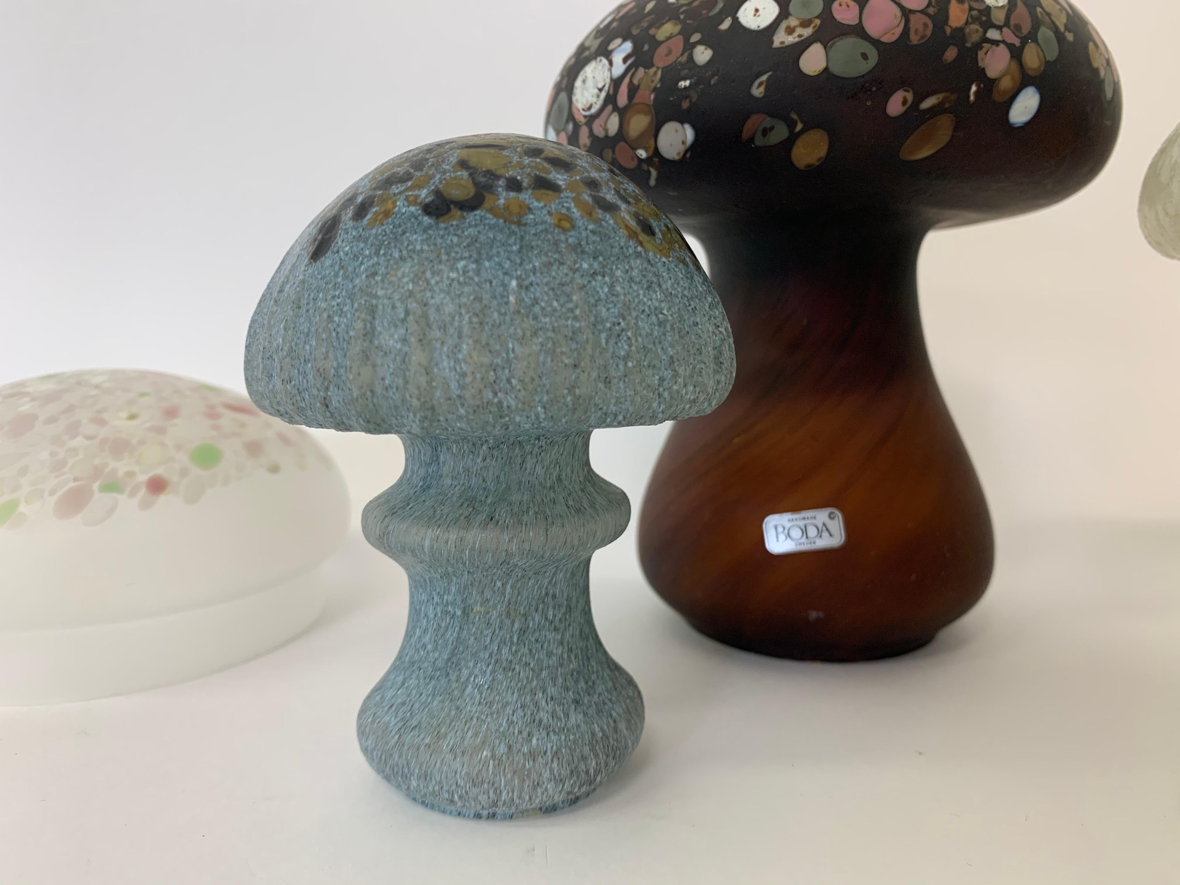 Set of Monica Backstrom for Kosta Boda Mushrooms, 1970’s For Sale 5