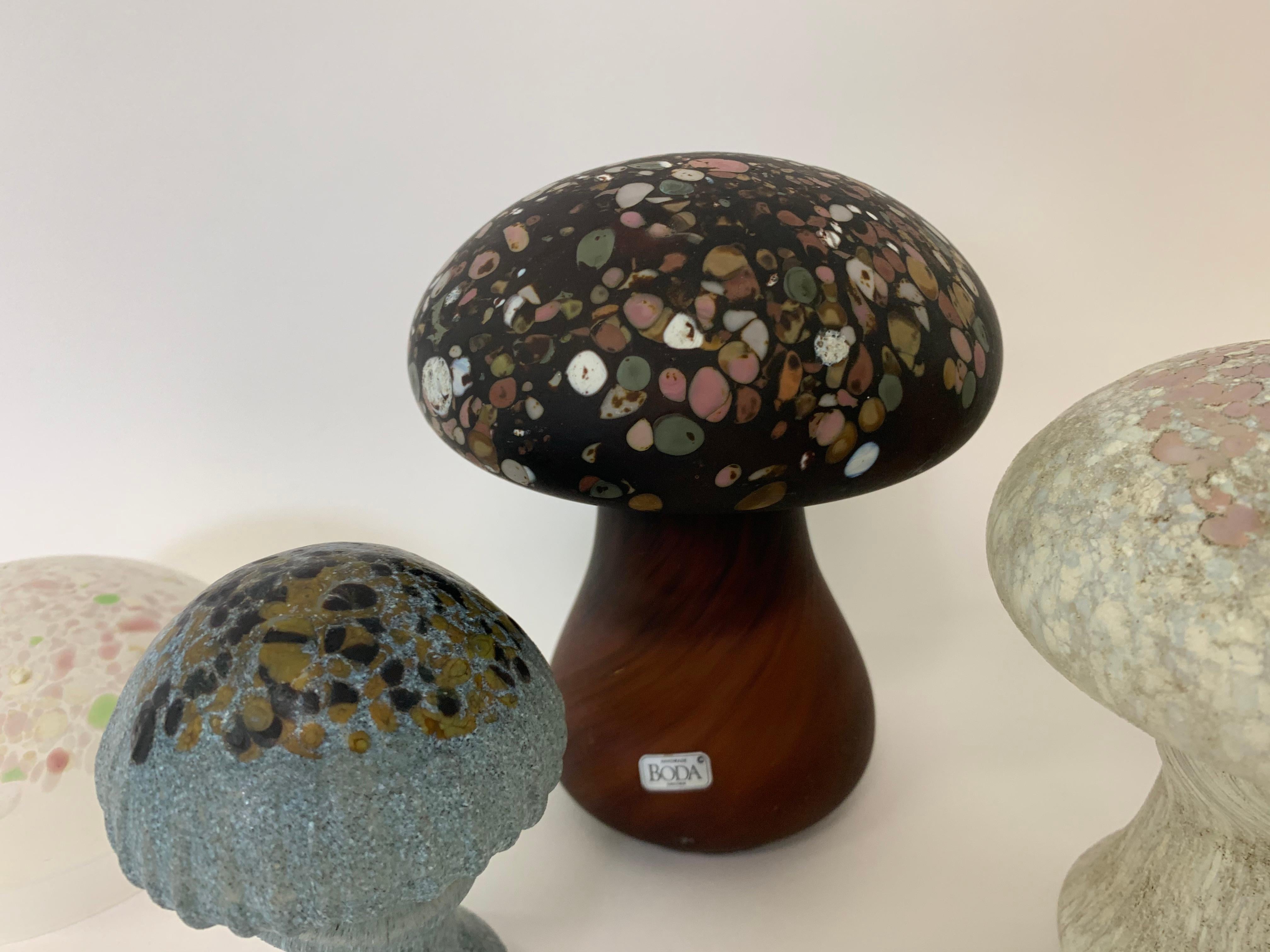 Set of Monica Backstrom for Kosta Boda Mushrooms, 1970’s For Sale 7