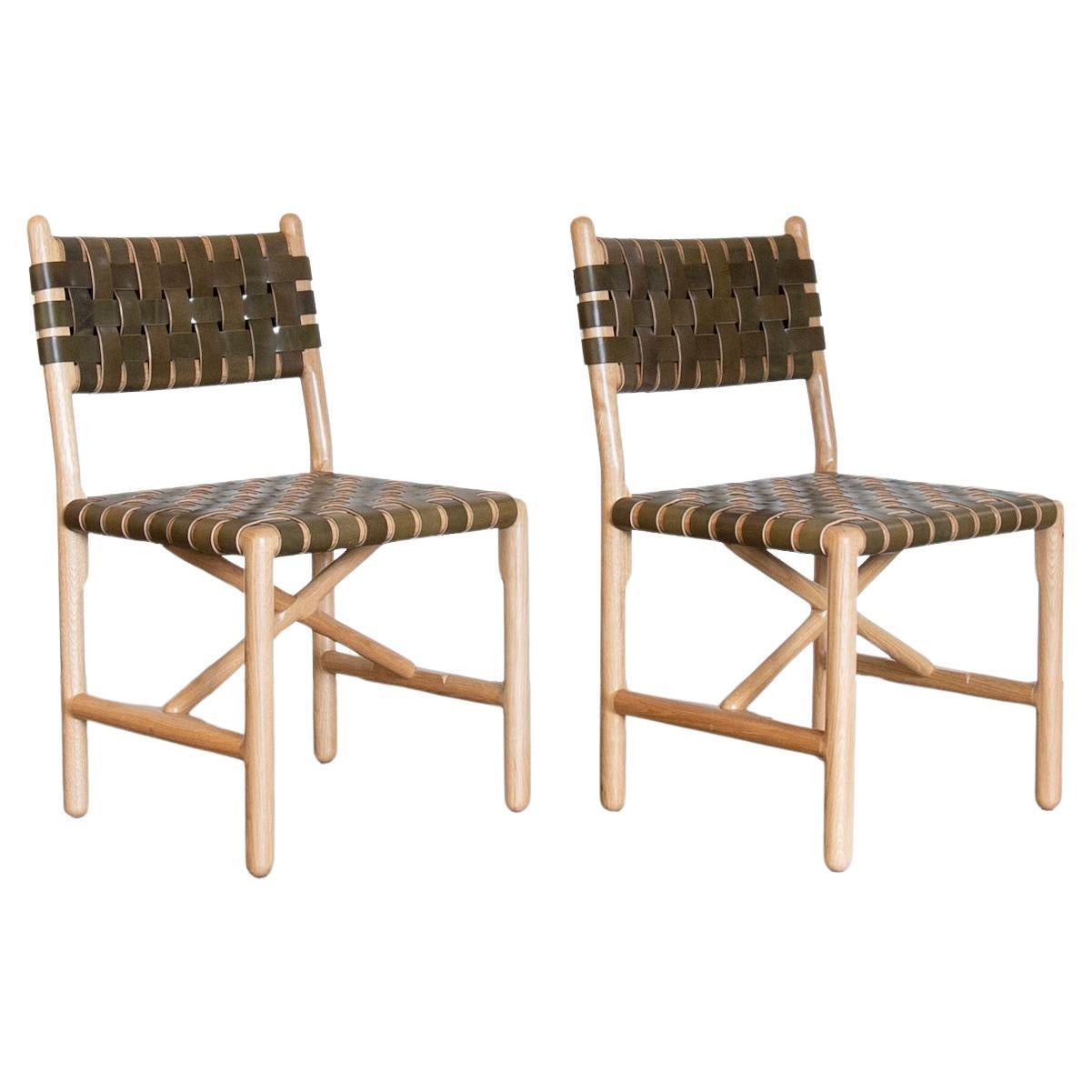 Set of Montgomery dinning and side chairs by Crump and Kwash