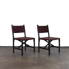 Set of Montgomery solid wood accent chairs by Crump and Kwash