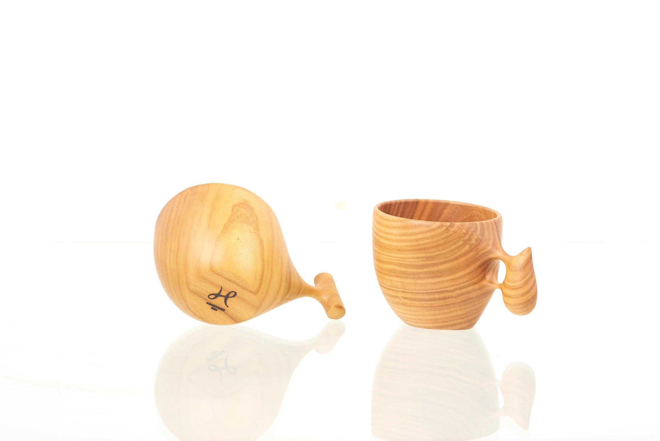Set of Mugs, Coffee Scoop and Tong by Hokuto Sekine, Japan 2021 For Sale 2