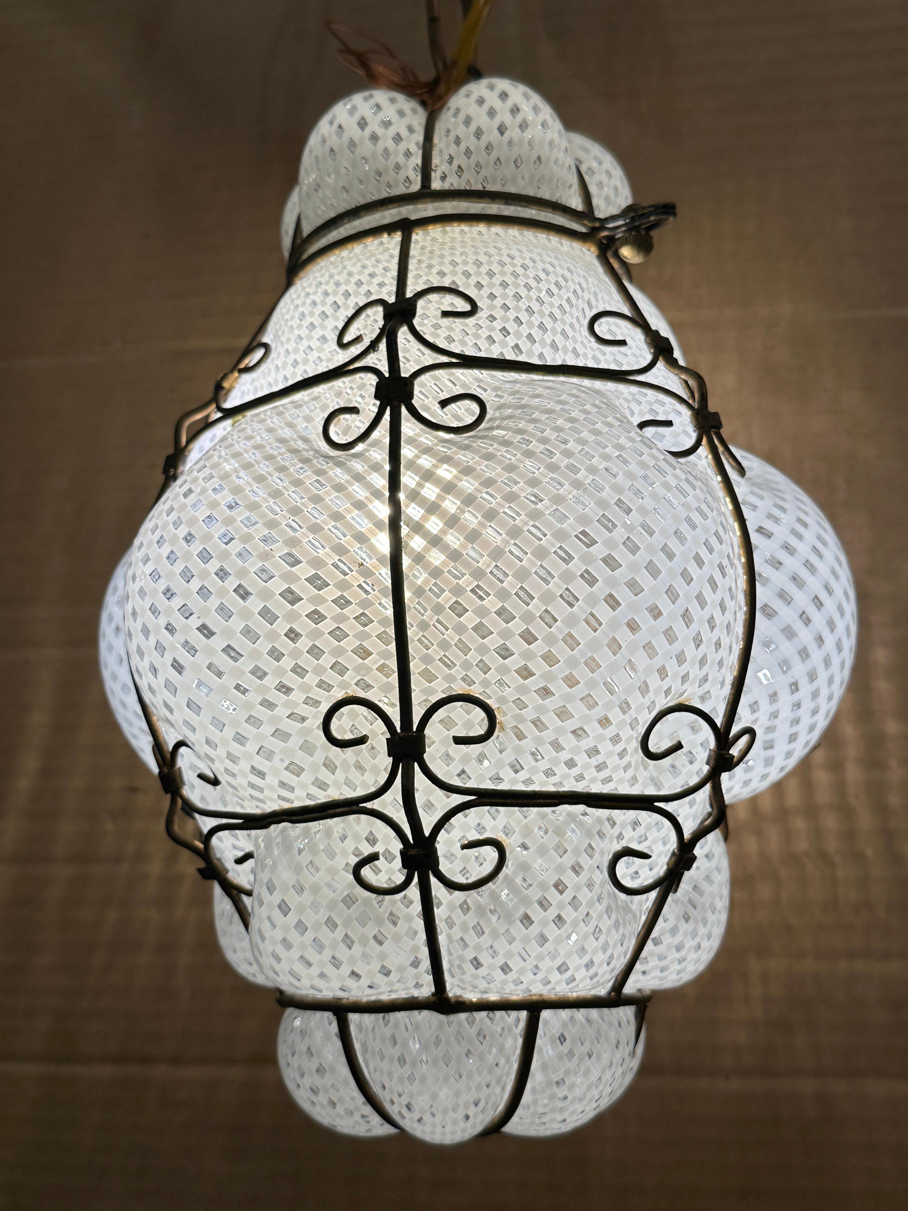 Set of Murano Glass Lanterns, Sold Individually For Sale 1