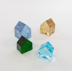 Set of Murano glass objects by Carlo Nason for V.Nason&Co, 1970s