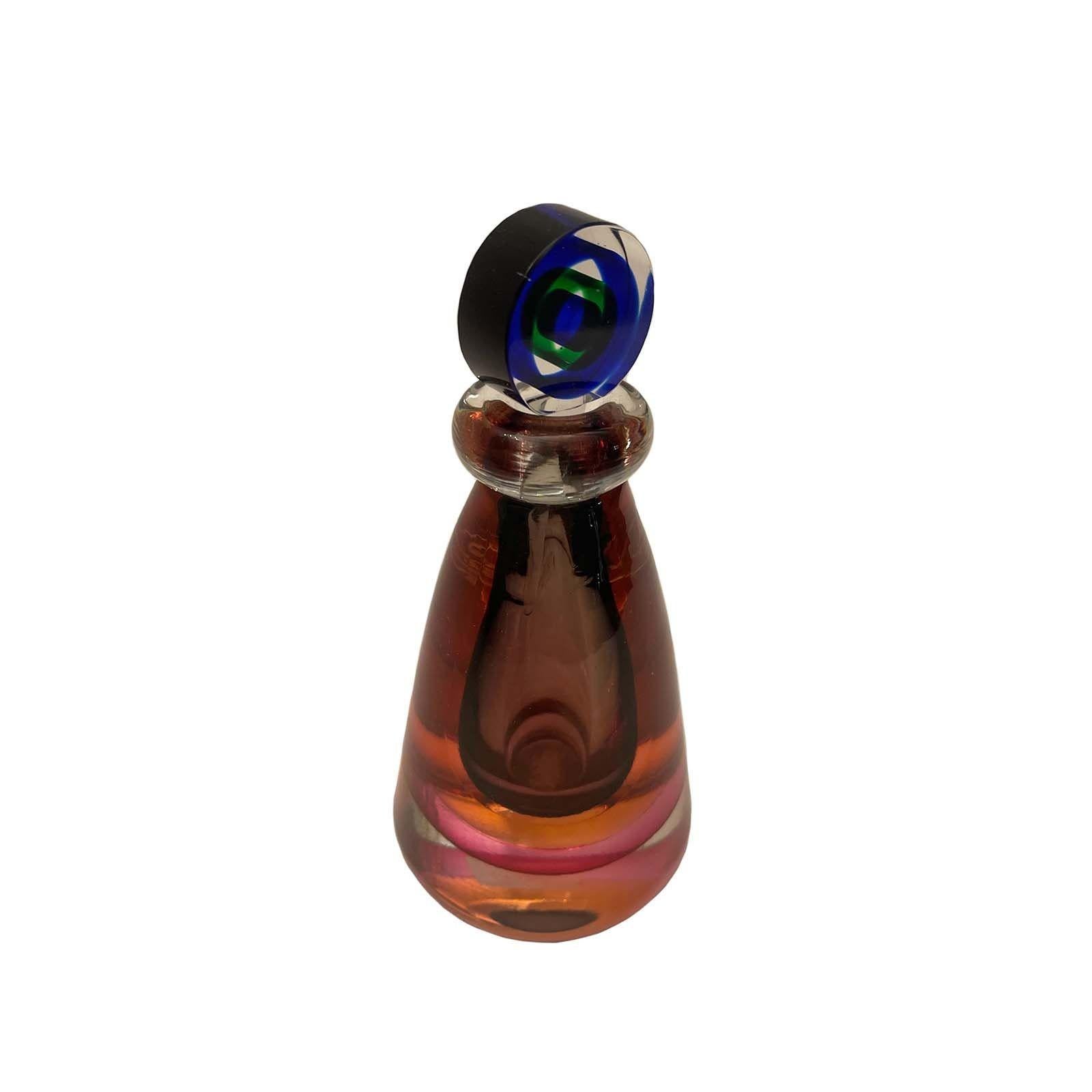 Set of Murano Glass Perfume Bottles In Good Condition For Sale In Los Angeles, CA