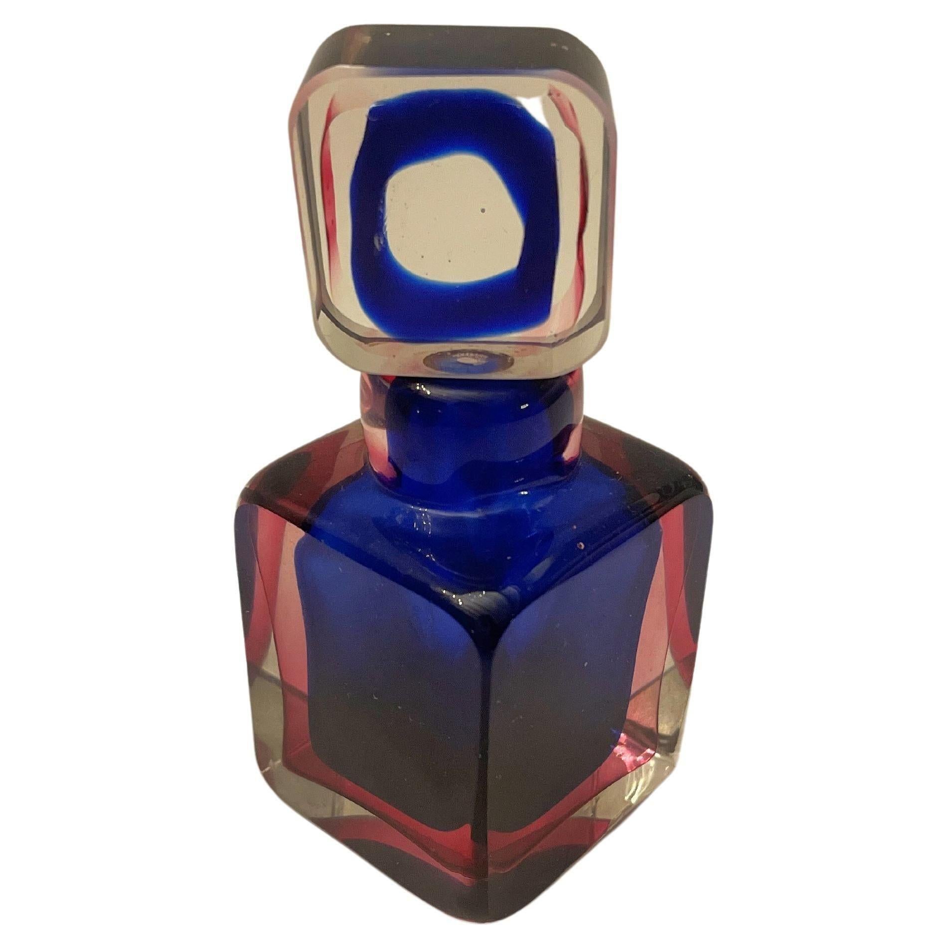 Verre de Murano Ensemble de flacons de parfum en verre de Murano en vente