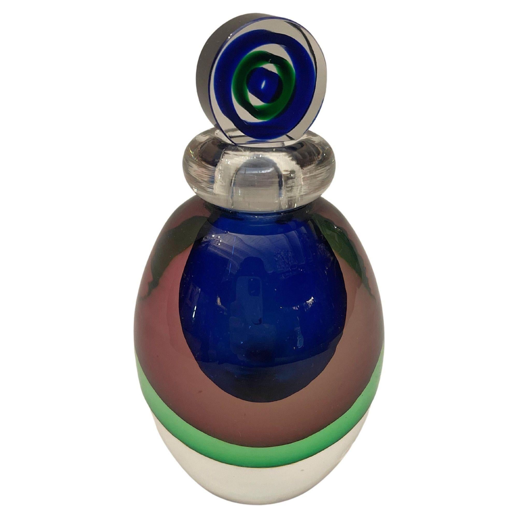 Set of Murano Glass Perfume Bottles For Sale 2