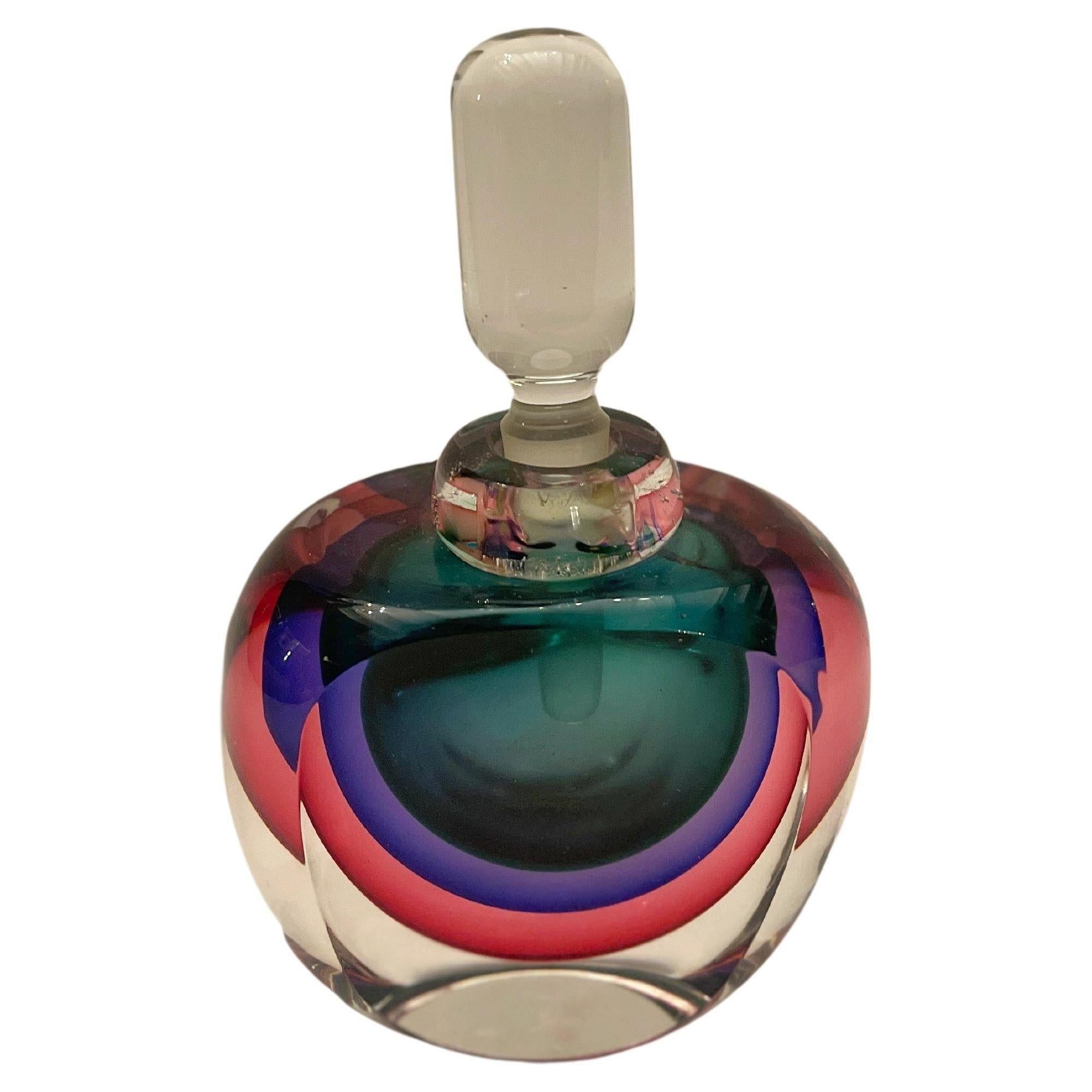 Set of Murano Glass Perfume Bottles For Sale 3