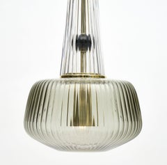 Ensemble de pendentifs en verre de Murano en forme d'escargots dans le style d'Ettore Sottsass