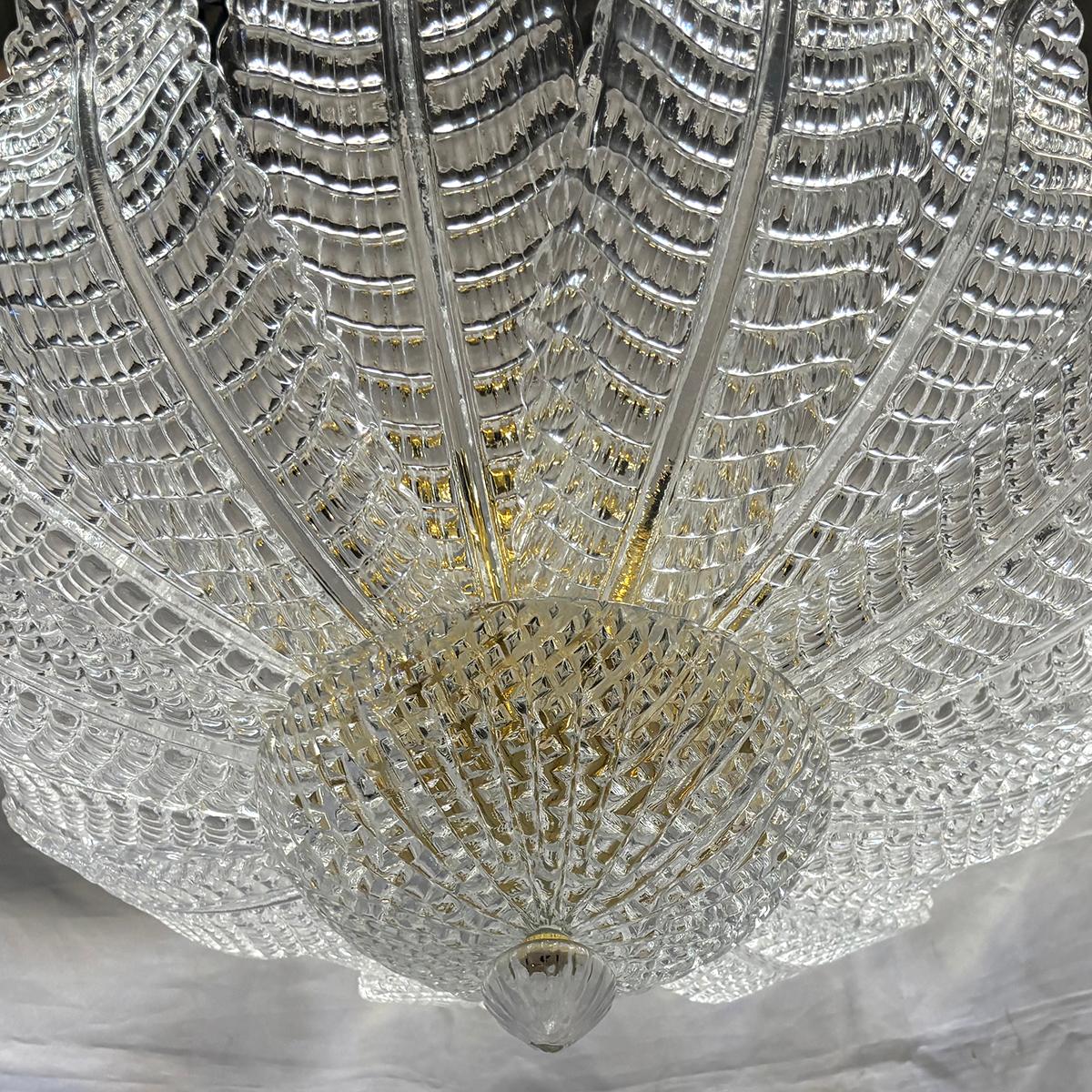 Satz von Murano-Glas-Halbspülungsleuchten, einzeln erhältlich im Angebot 2
