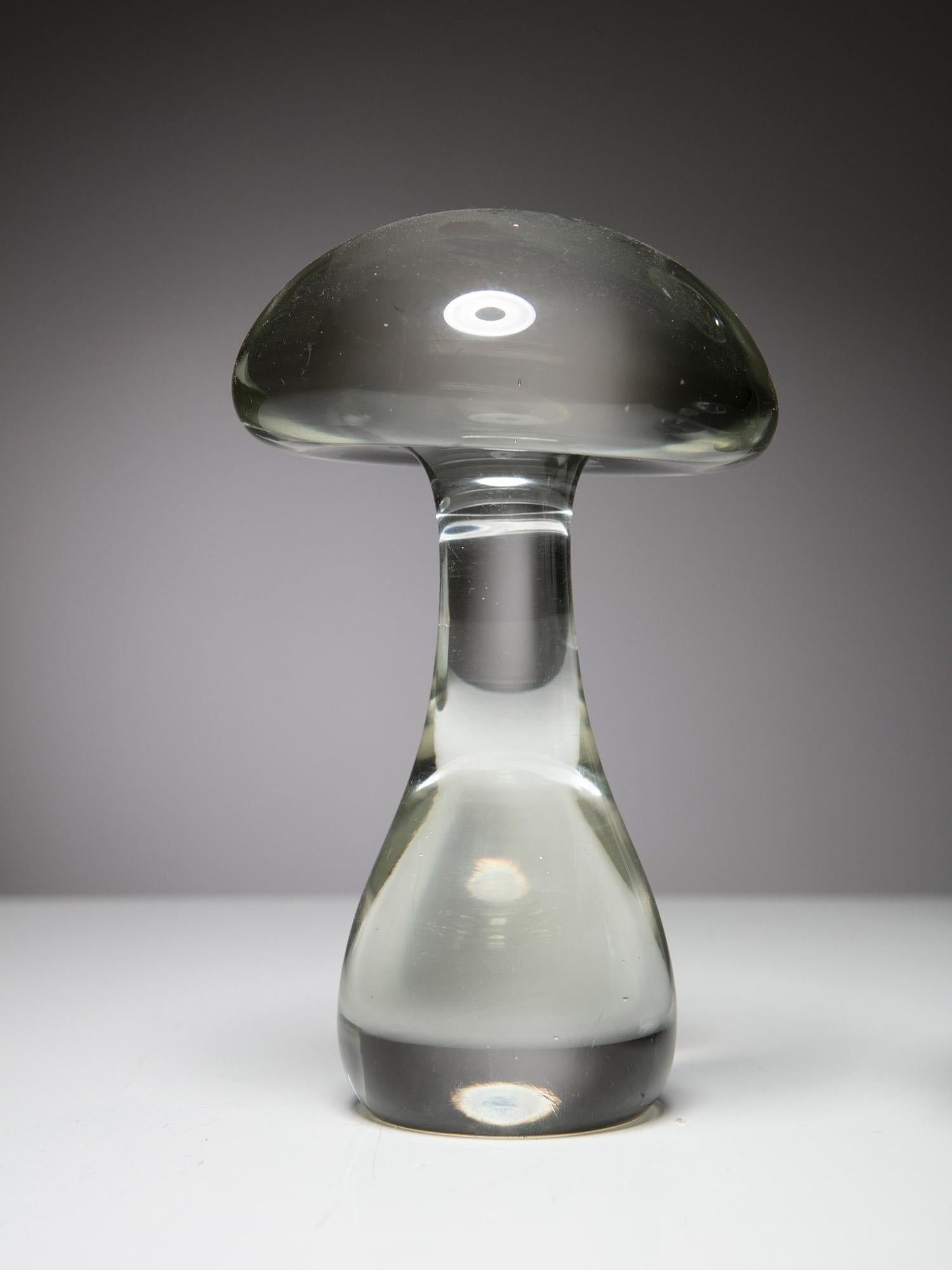 Verre de Murano Ensemble de sculptures en verre de Murano « Mushroom » de Cenedese, Italie, années 1960 en vente