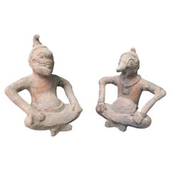 Set of Mythological Terracotta Figures from Java, Indonesia, c. 1850