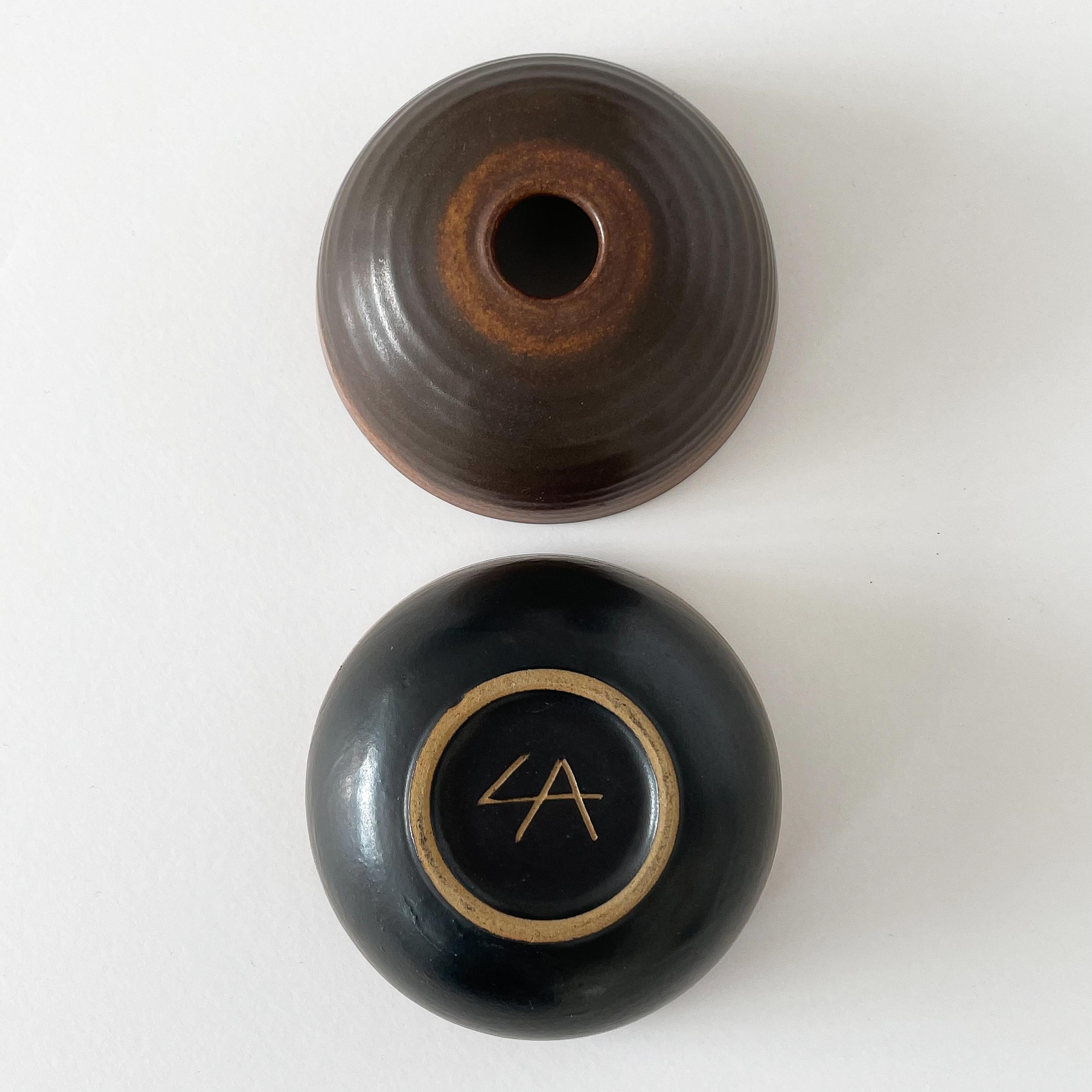Set of Nanni Valentini Ceramic Sphere Boxes for Ceramica Arcore For Sale 8