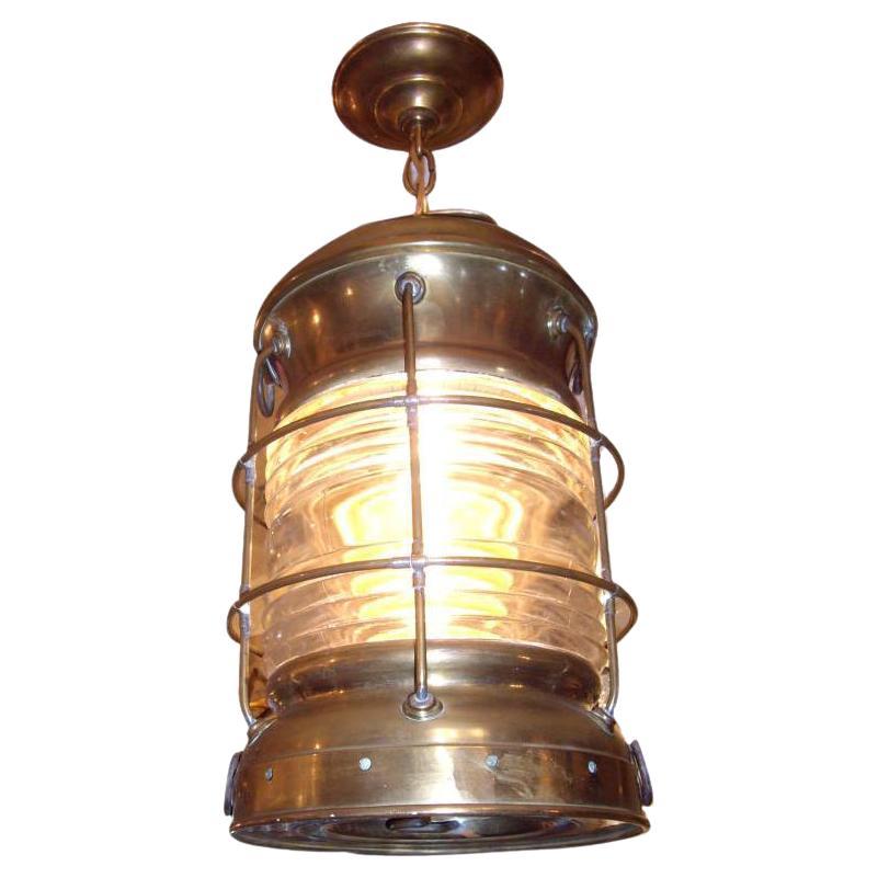Set of Nautical Ship Brass Lanterns, Sold Individually For Sale