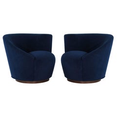 Retro Set of "Nautilus" Swivel Chairs by Directional
