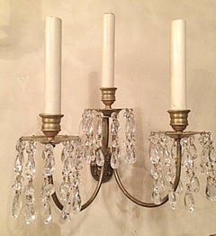 Set of Neoclassic Style Bronze Sconces, Sold in Pairs