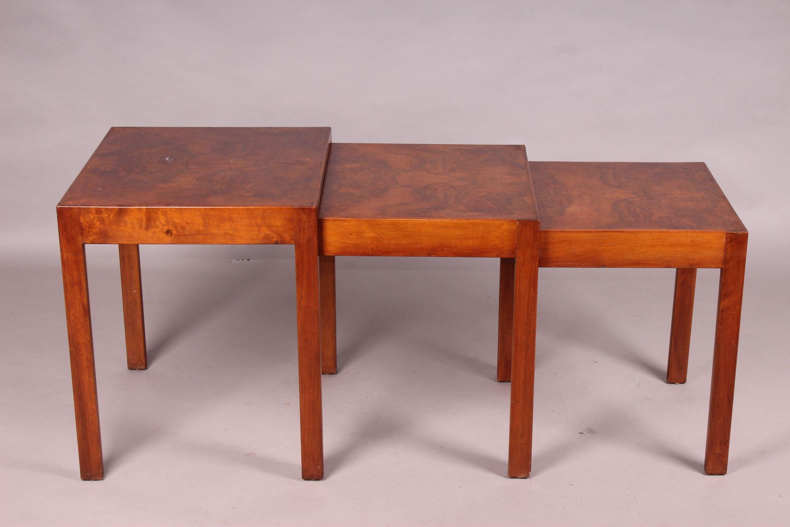 Wood Set of Nesting Table