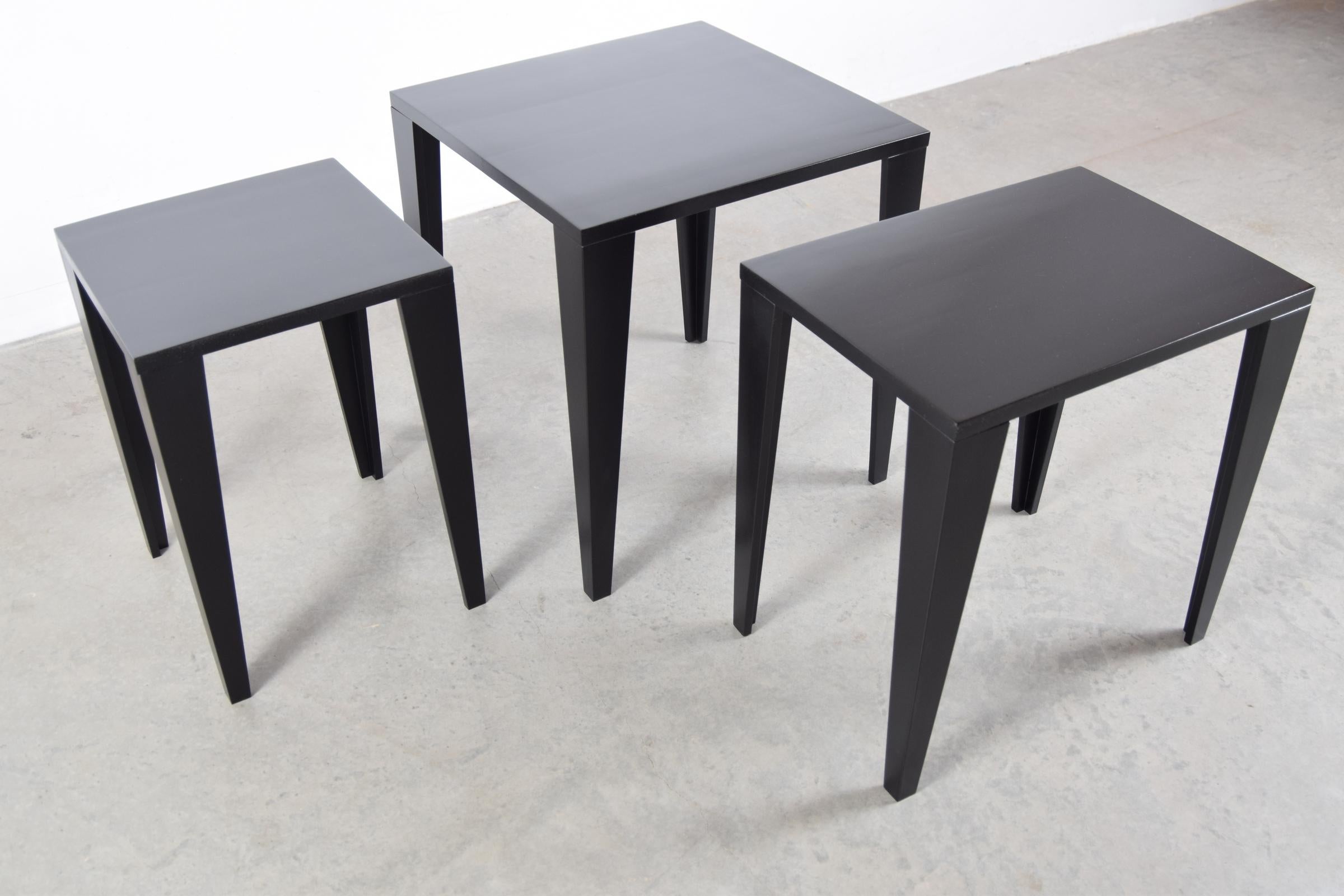 20th Century Set of Nesting Tables by Fran Hosken For Sale