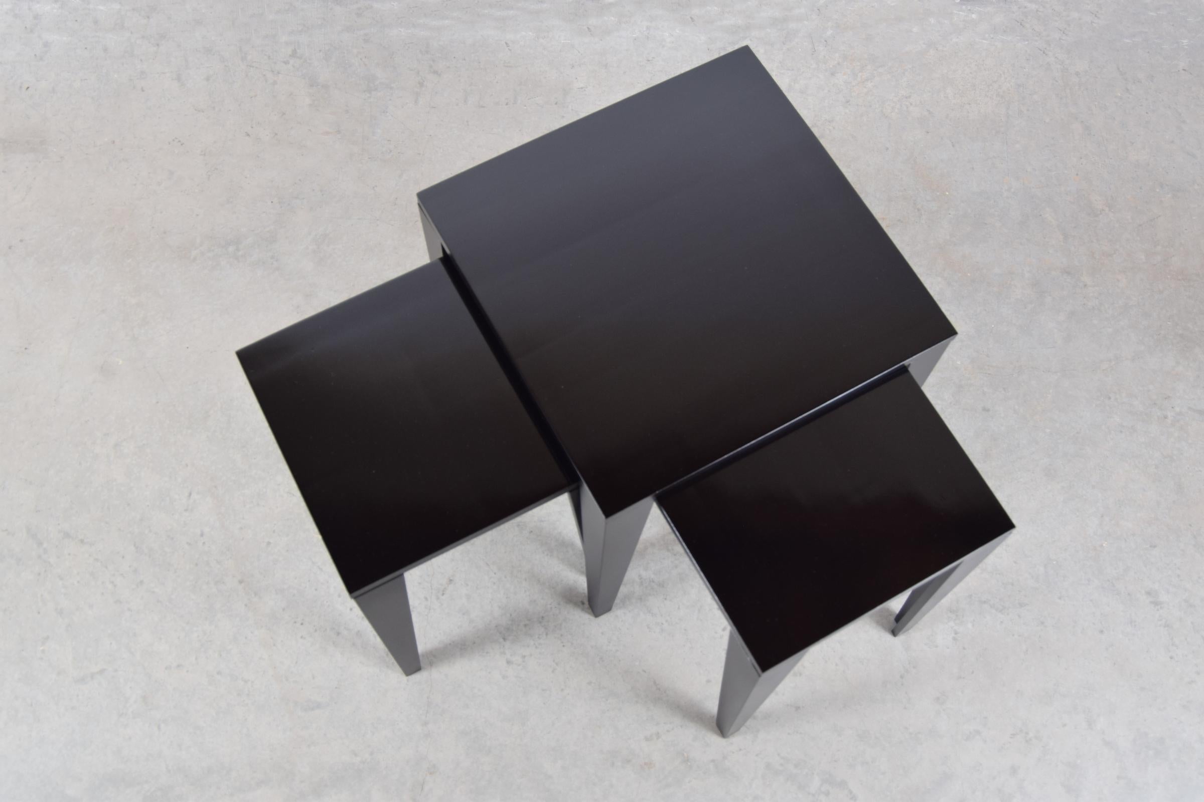 Maple Set of Nesting Tables by Fran Hosken For Sale