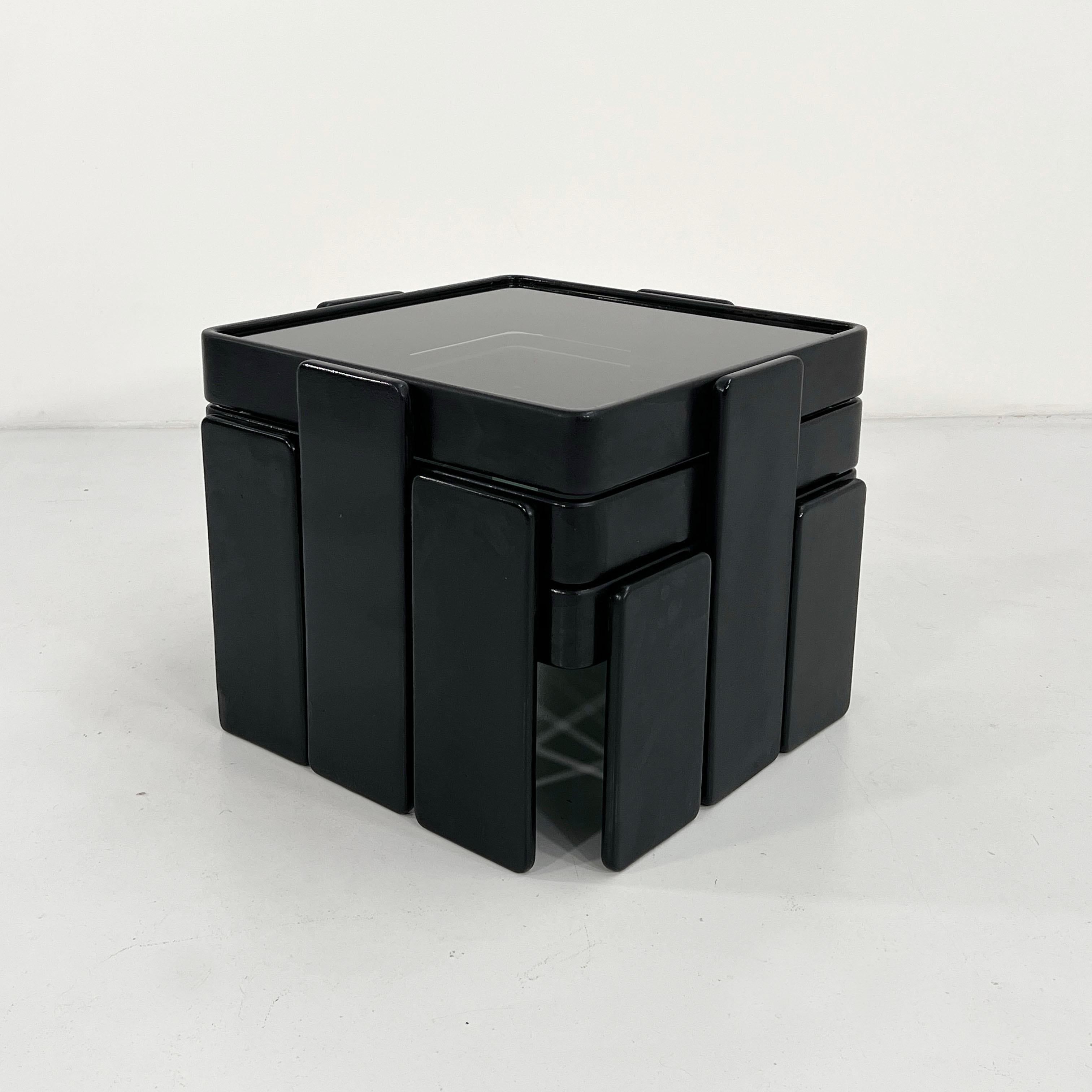 Set of Nesting Tables by Gianfranco Frattini for Cassina, 1970s
Designer - Gianfranco Frattini
Producer - Cassina 
Model - Nesting Tables
Design Period - Seventies
Measurements - Width 58 cm x Depth 58 cm x Height 46 cm
Materials - Painted Wood,