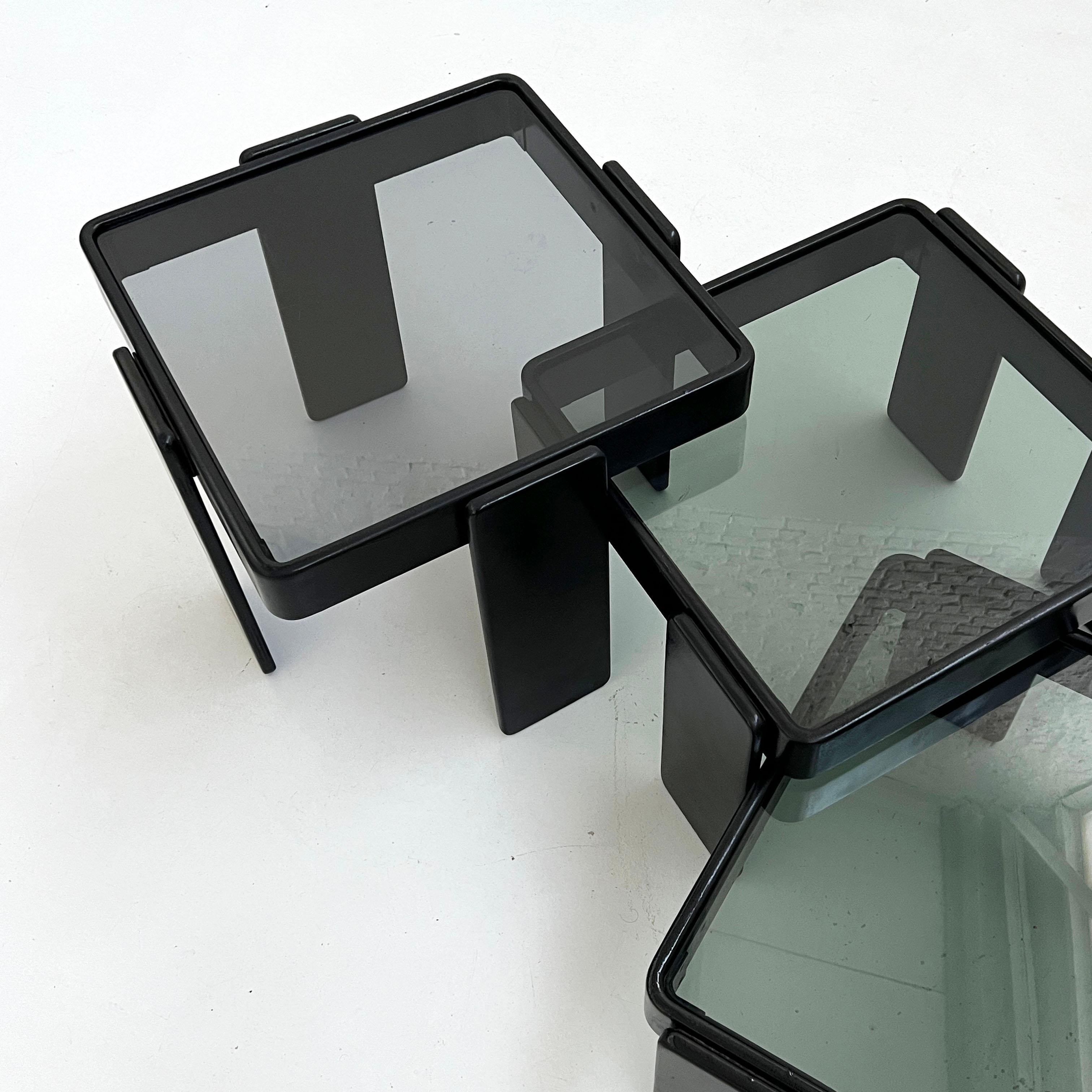 Set of Nesting Tables by Gianfranco Frattini for Cassina, 1970s For Sale 1
