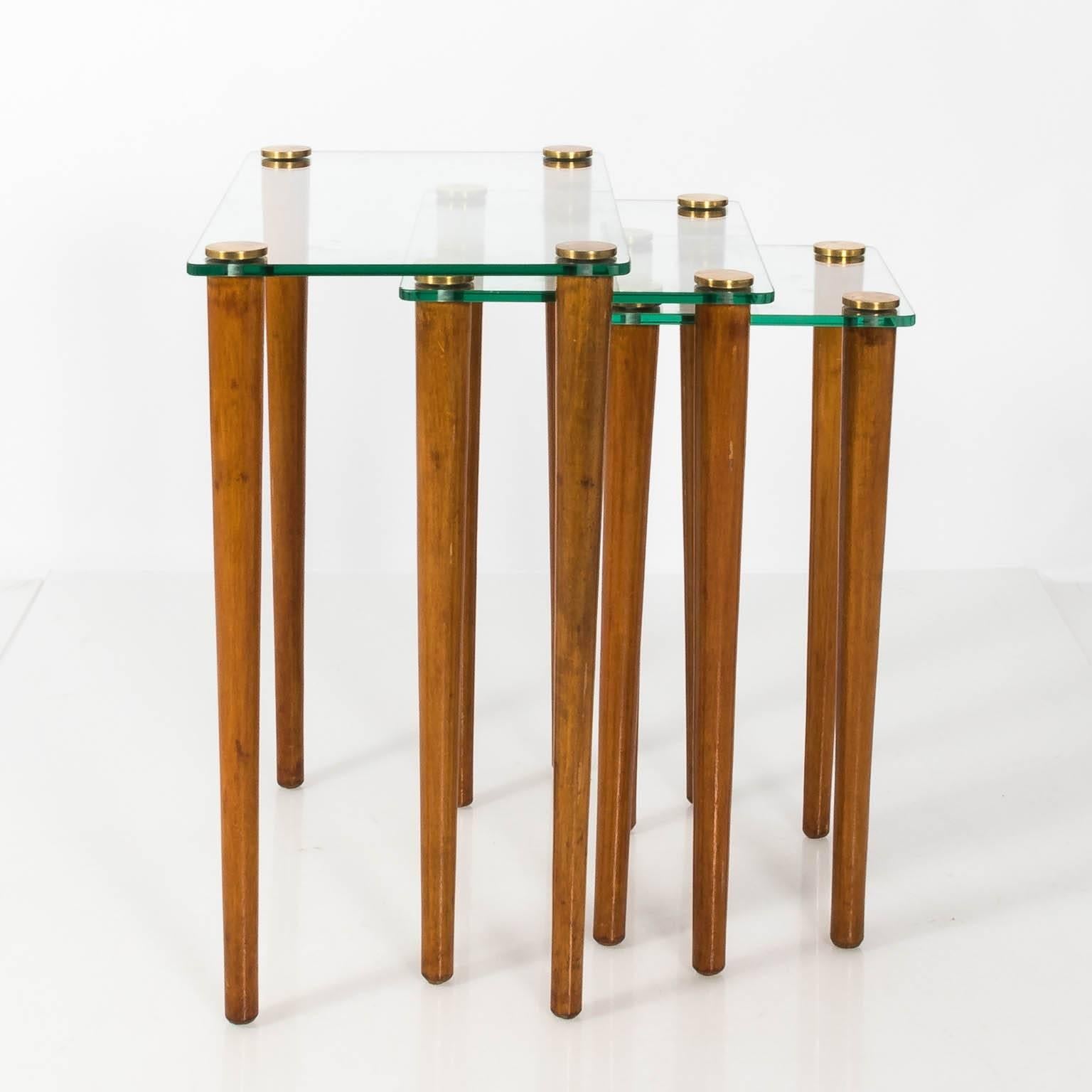 20th Century Set of Nesting Tables by Gilbert Rohde