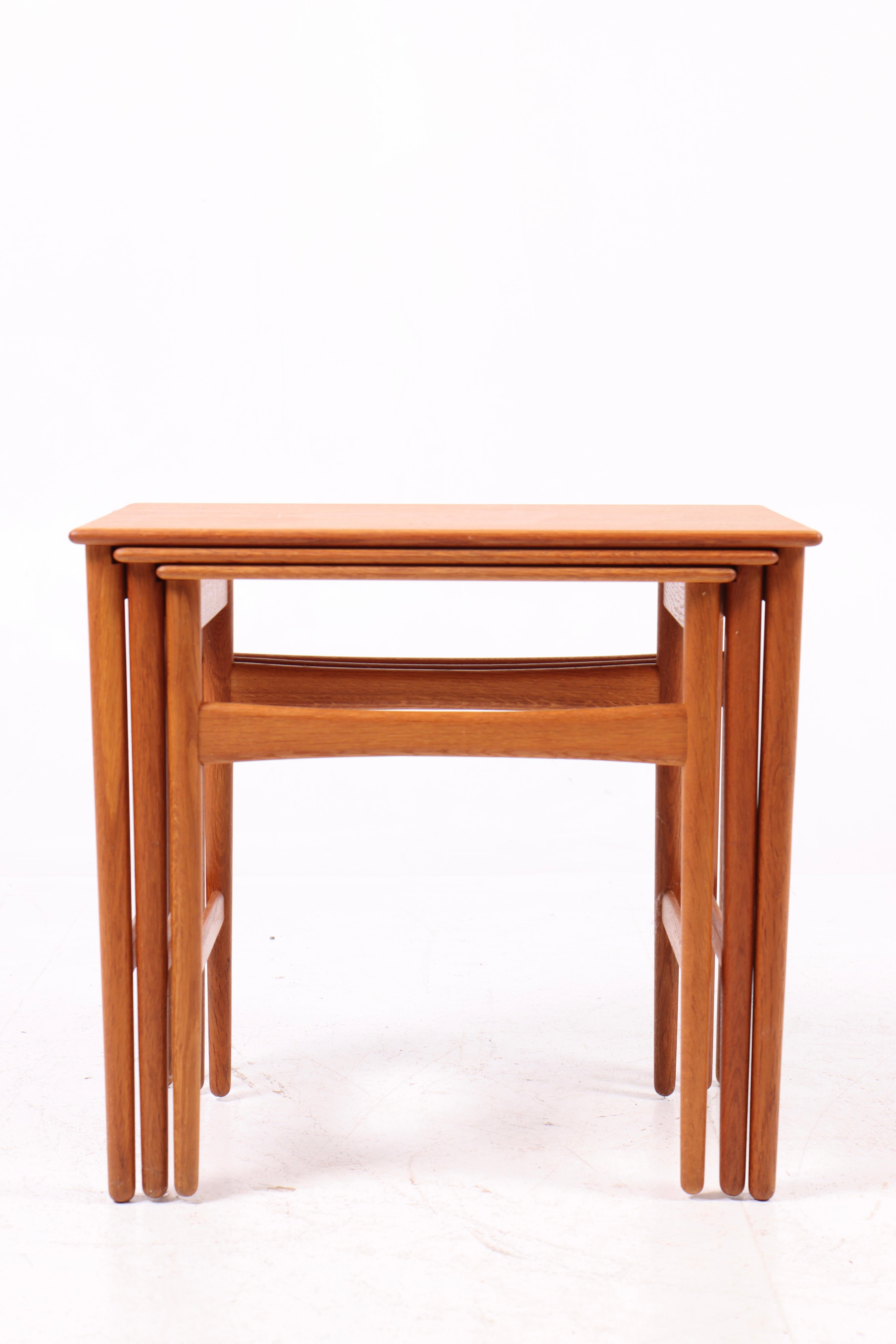 Danish Set of Nesting Tables by Severin Hansen For Sale