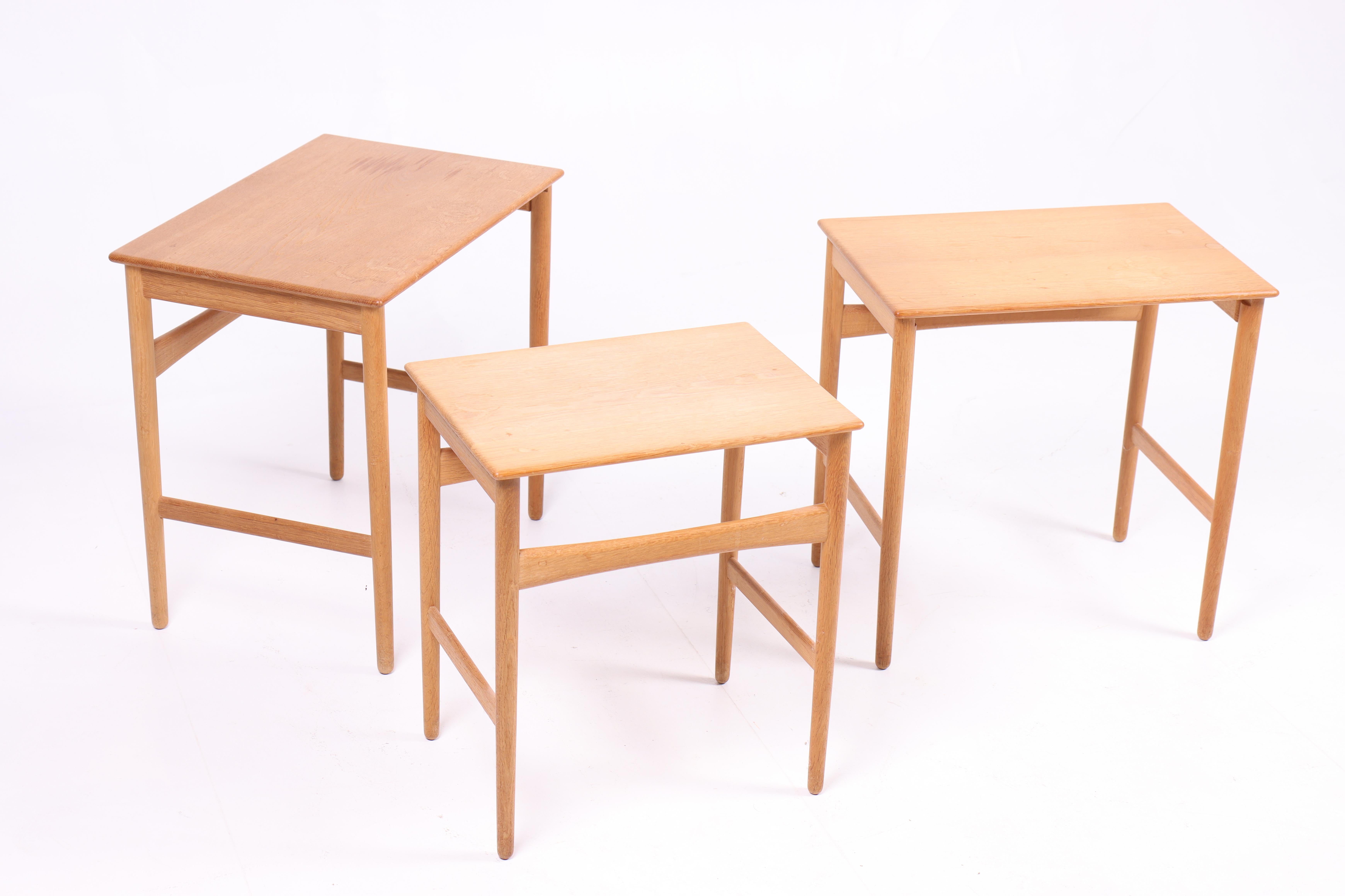 Set of Nesting Tables by Severin Hansen In Good Condition For Sale In Lejre, DK
