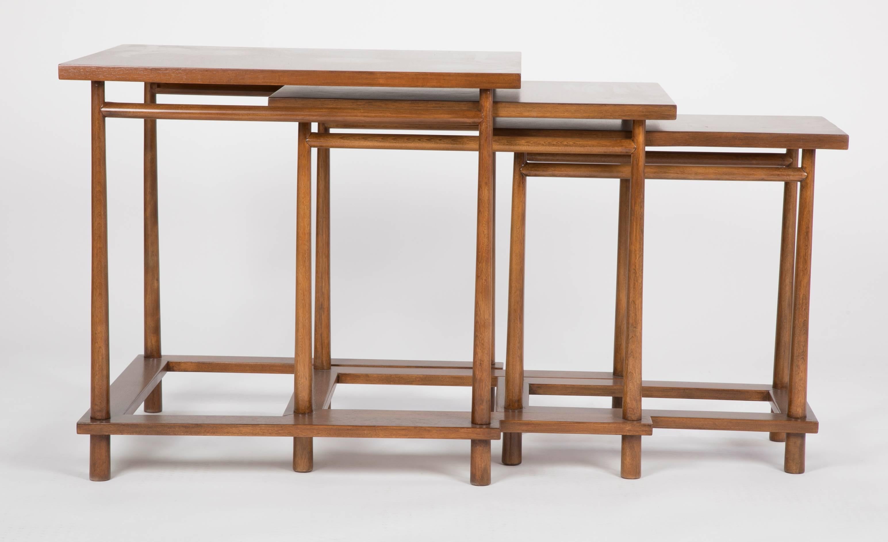 American Set of Nesting Tables by T. H. Robsjohn-Gibbings for Widdicomb