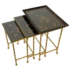 Set of Nesting Tables From Maison Jansen, France, 1960s