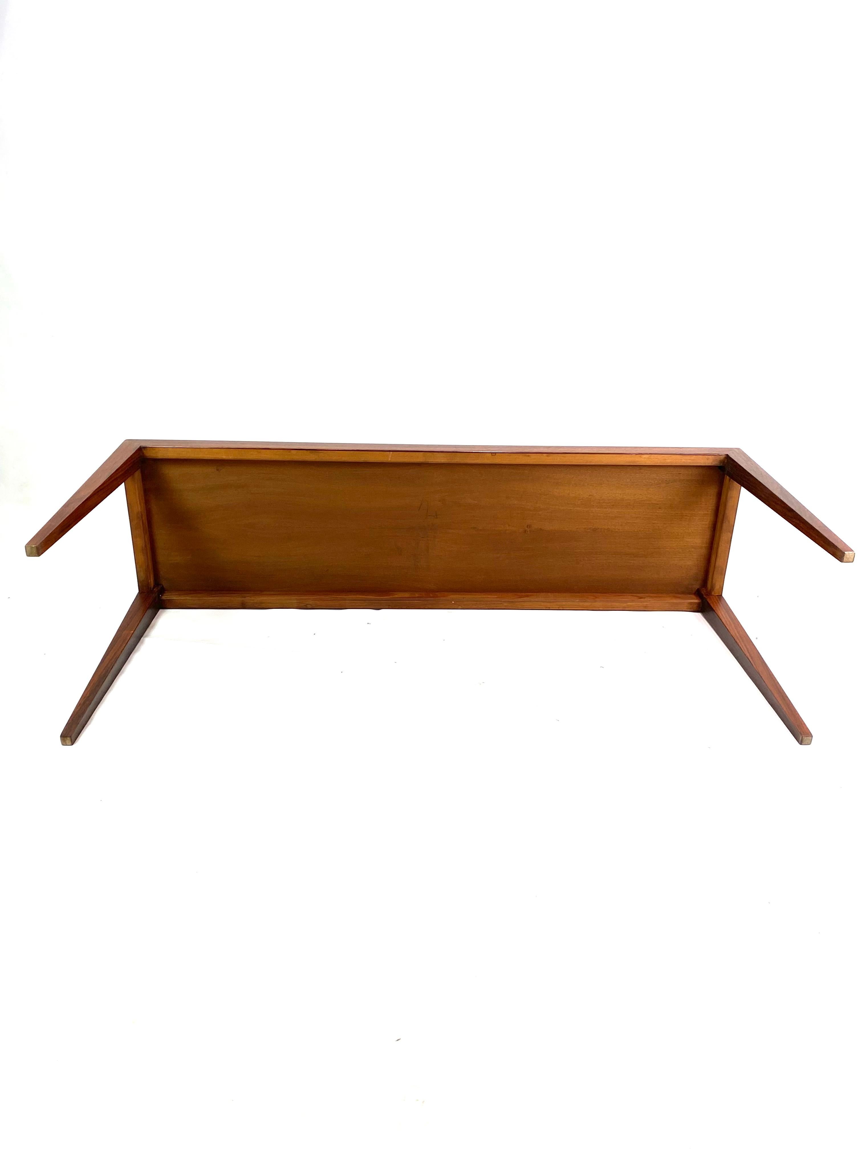 Mid-20th Century Set of Nesting Tables in Rosewood of Danish Design by Haslev Furniture, 1960s