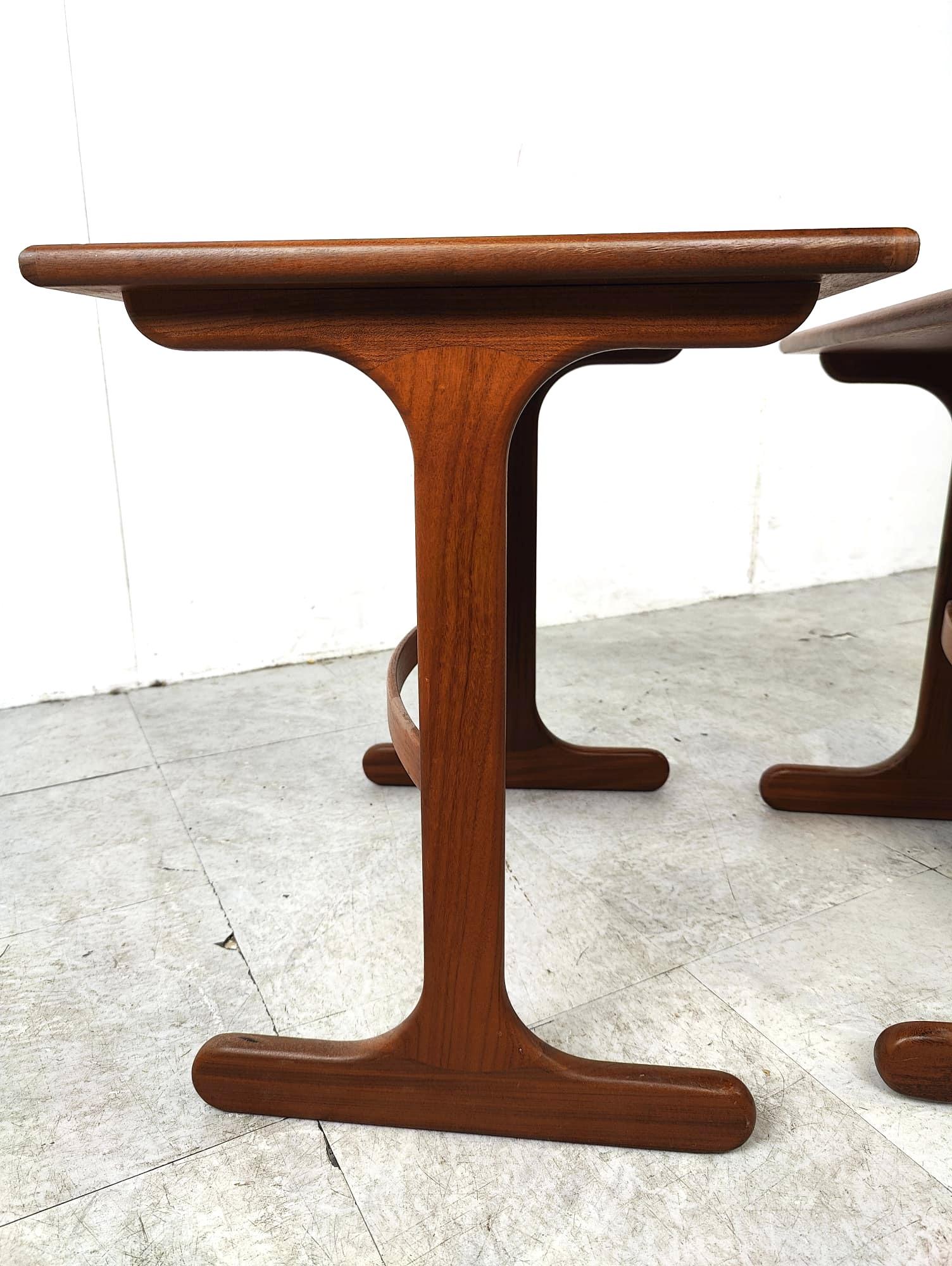 Mid-Century Modern Set of nesting tables in teak by G-plan For Sale