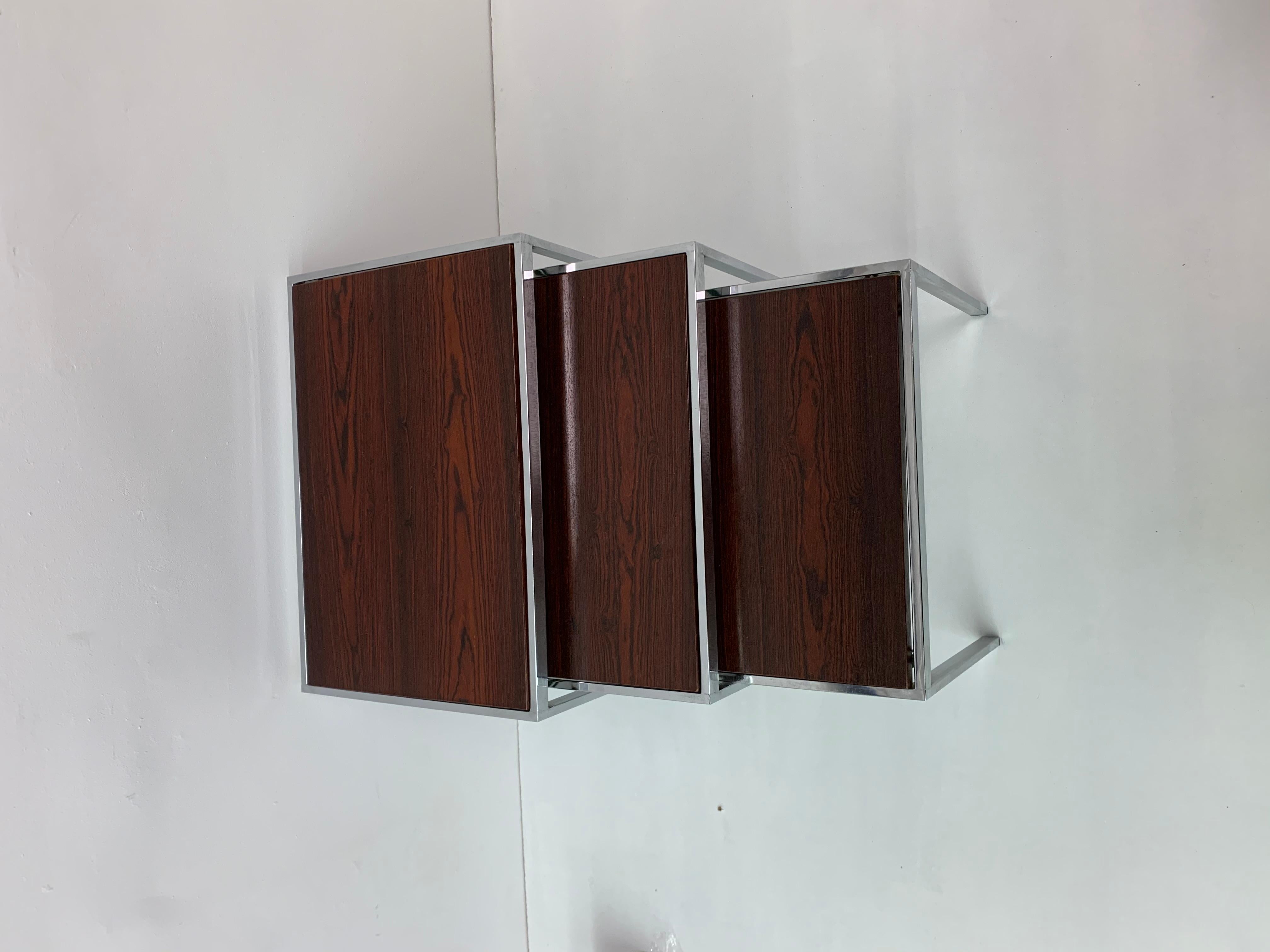 Ensemble de tables gigognes à plateau réversible par Cees Braakman pour Pastoe, années 1970 en vente 4