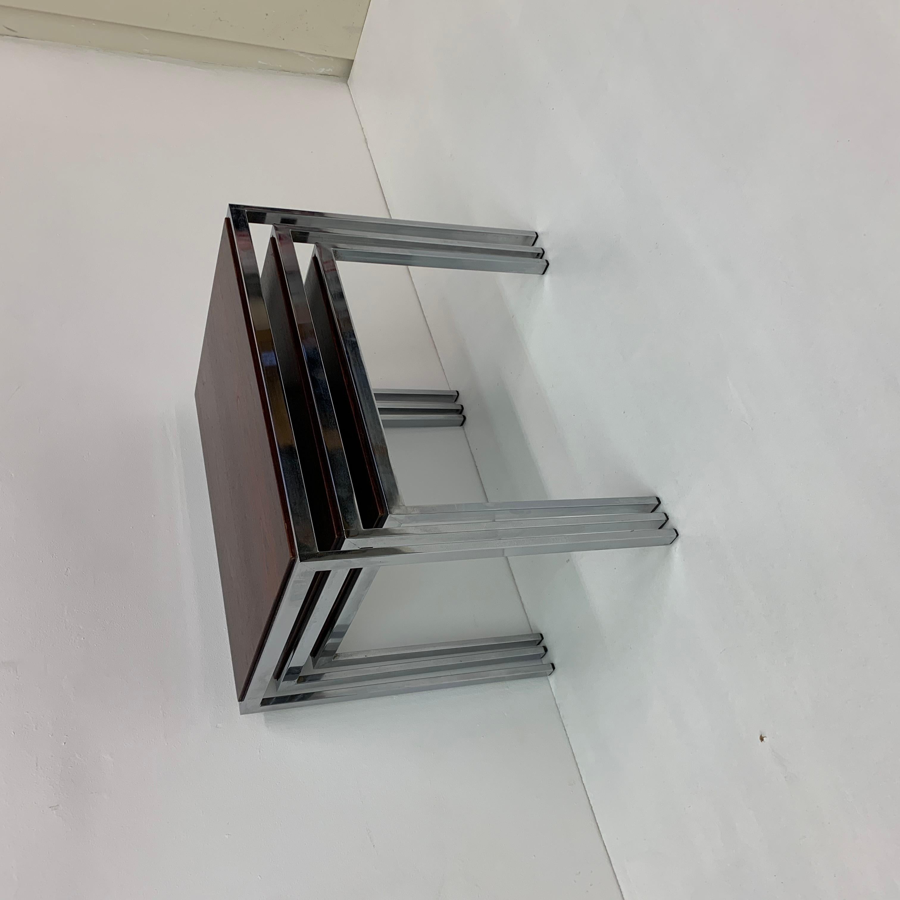 Ensemble de tables gigognes à plateau réversible par Cees Braakman pour Pastoe, années 1970 en vente 12