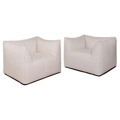 Set Of Neutral Upholstered Armchair, B&B Italia