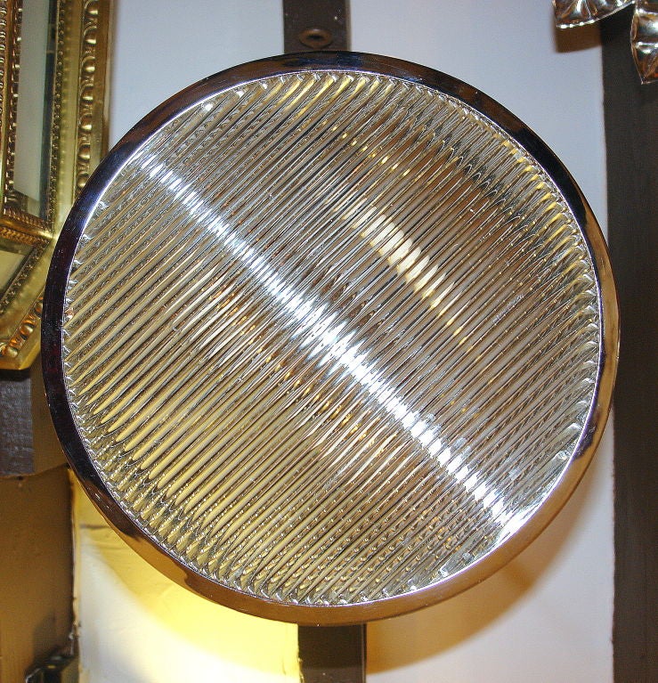 Set of Nickel Plated Fixture with Glass Rods, Sold Individually For Sale 1