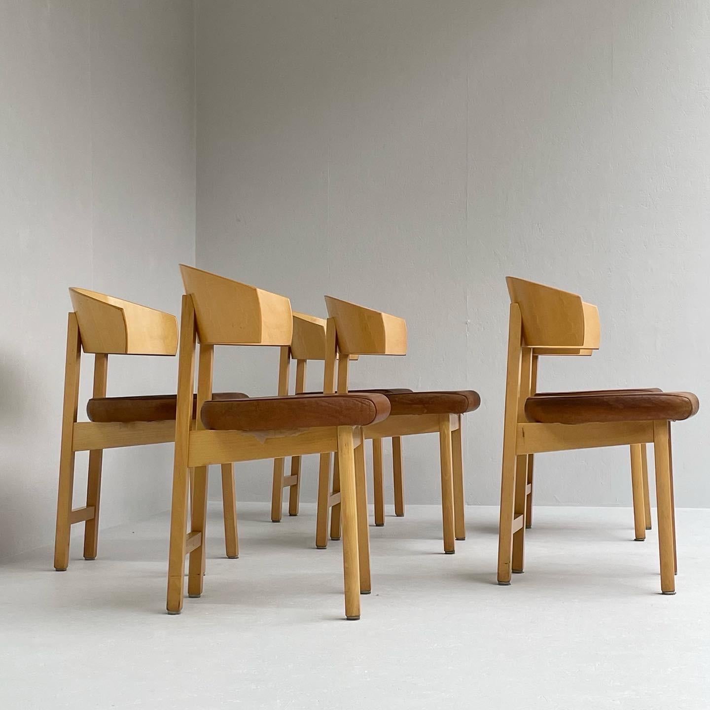 Set of Niels Gammelgaard chairs for Ikea In Fair Condition In Antwerpen, BE