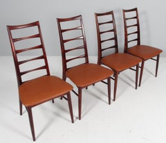 Set of Niels Koefoed Dining Chairs, Model "Lis", 1960s
