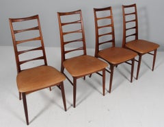 Set of Niels Koefoed Dining Chairs, Model "Lis", 1960s