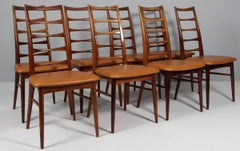 Set di sedie da pranzo Niels Koefoed, modello "Lis", anni '60