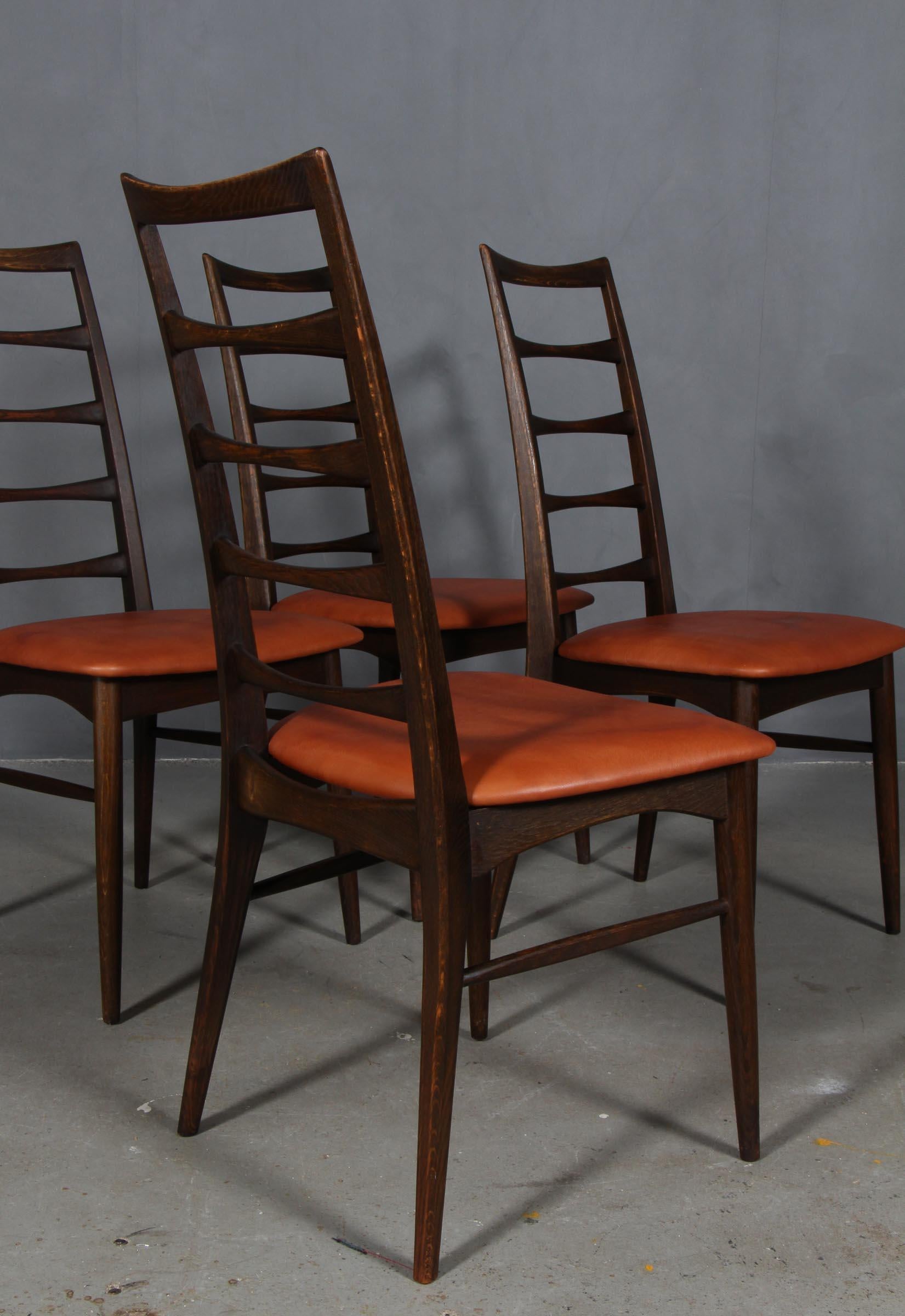 Ensemble de chaises de salle à manger Niels Koefoed, modèle Lis, années 1960 Bon état - En vente à Esbjerg, DK