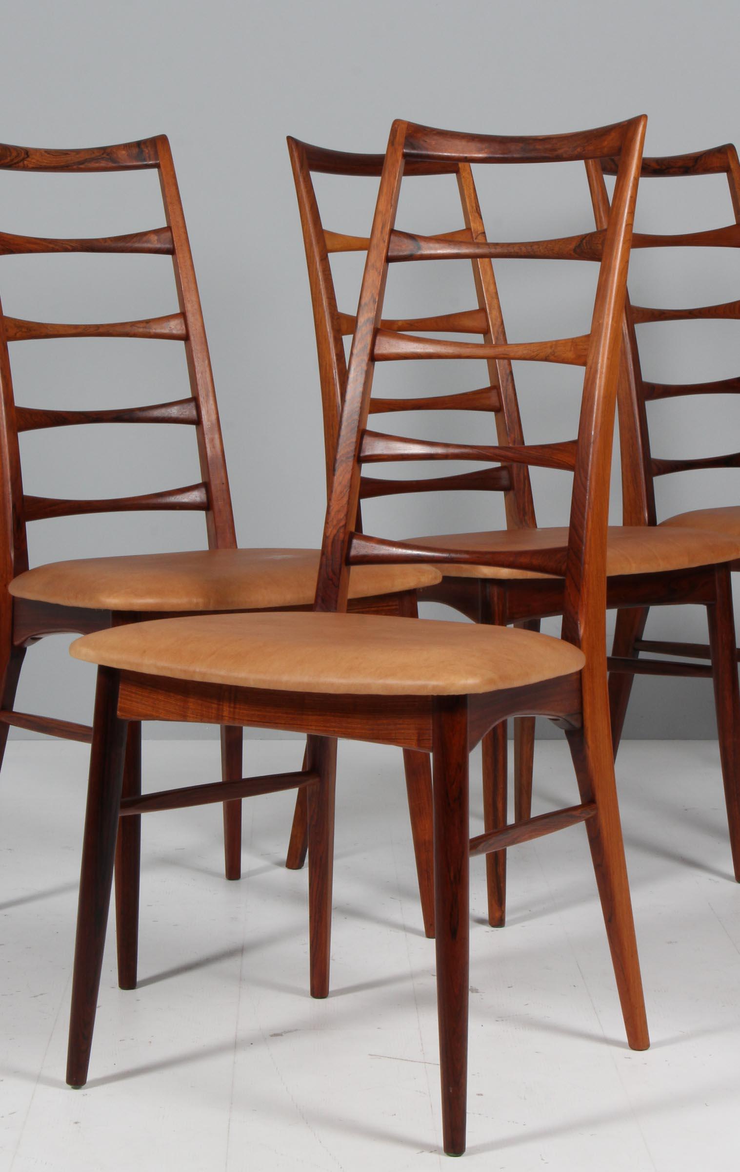Set di sedie da pranzo Niels Koefoed, modello 