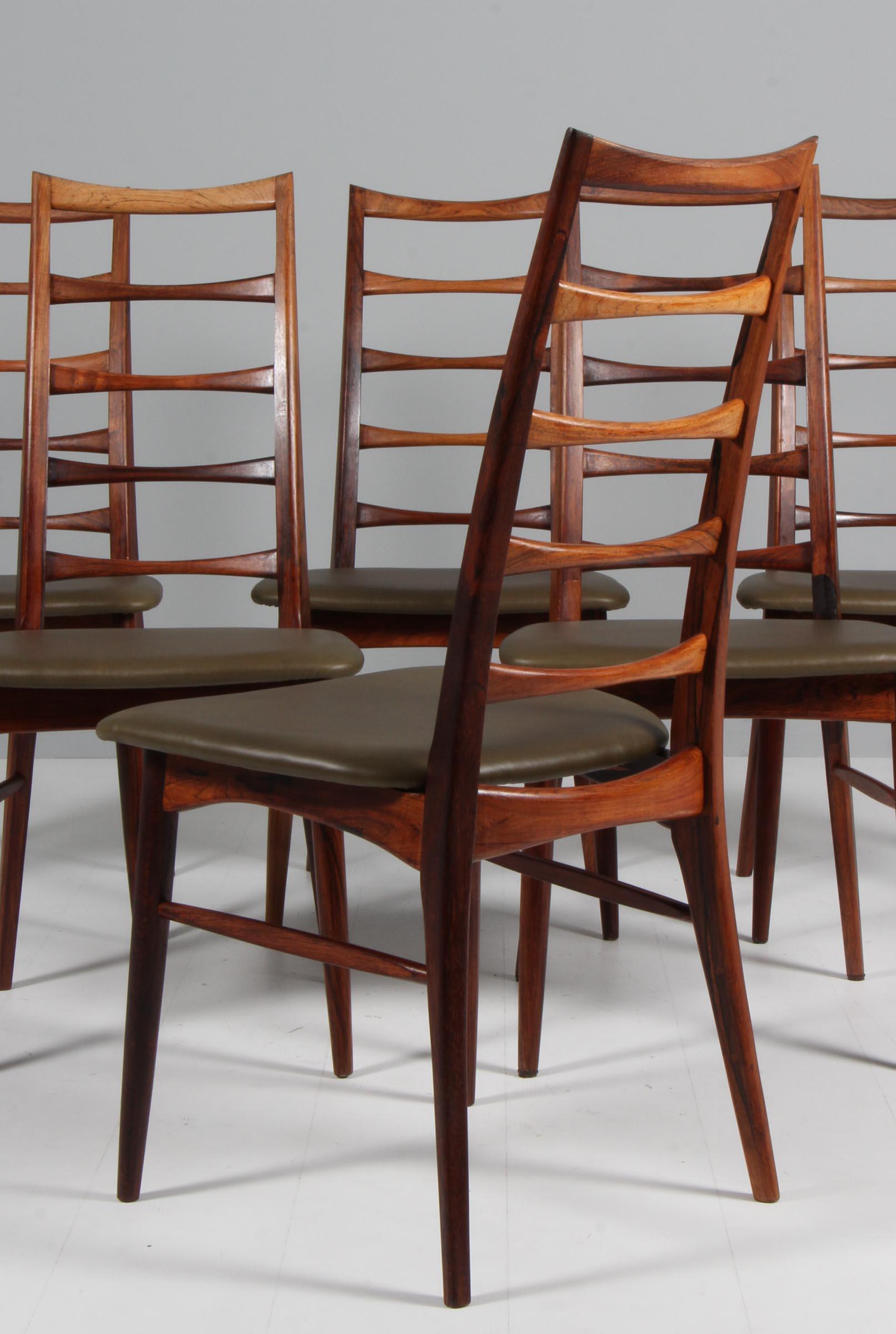 Mid-20th Century Set of Niels Koefoed Dining Chairs, Model 