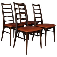 Set of Niels Koefoed Dining Chairs, Model "Lis", 1960s