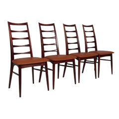 Set of Niels Koefoed Dining Chairs, Model "Lis", 1960s